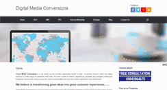 Desktop Screenshot of digitalmediaconversions.com